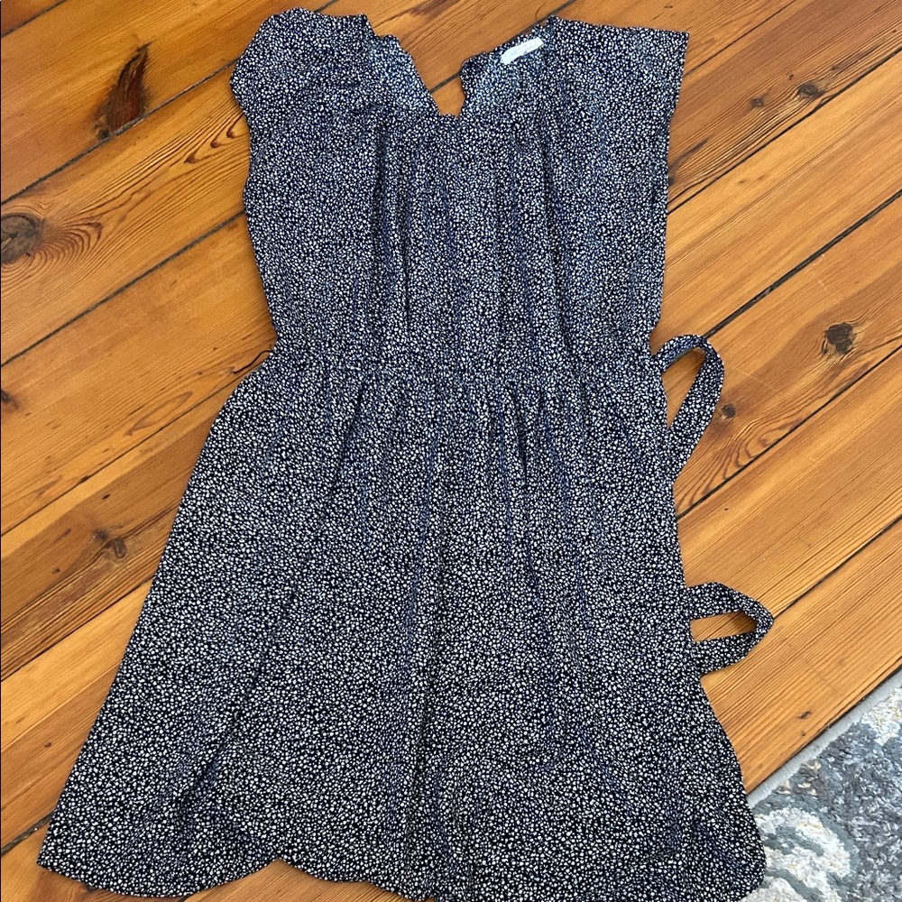LC Lauren Conrad Black and White Backless Dress